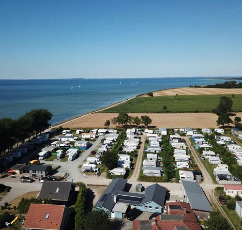 Überblick Campingplatz Wackerballig